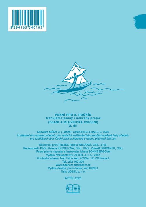 PSANÍ pro 3. ročník, 2. díl – Trénujeme psaný i mluvený projev