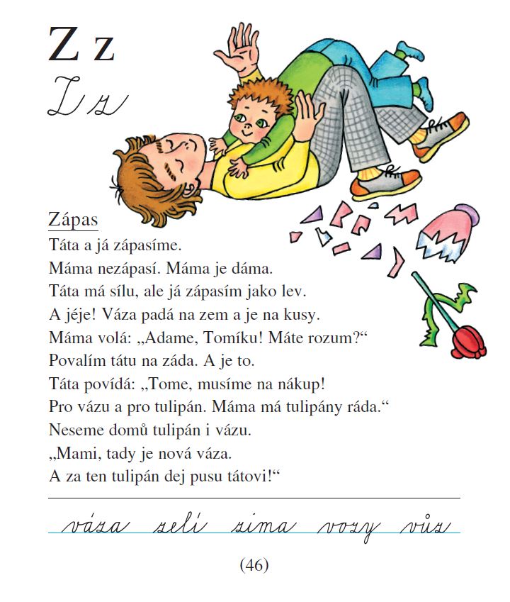Slabikář - písmeno Z