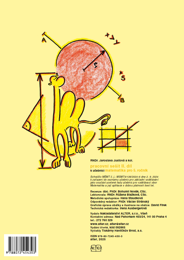 PRACOVNÍ SEŠIT k Matematice pro 5. ročník, 2. díl